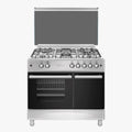 EAS Electric EF Gasherd – 5 Brenner und 64 Liter Backofen