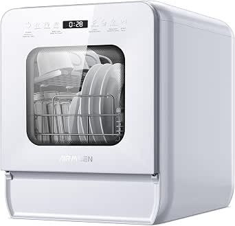 AIRMSEN Mini-Tischgeschirrspüler für 4 Maßgedecke