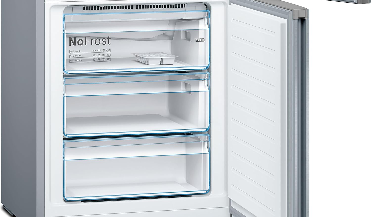 Bosch Serie 4 – Kühl-Gefrier-Kombination XXL 438L