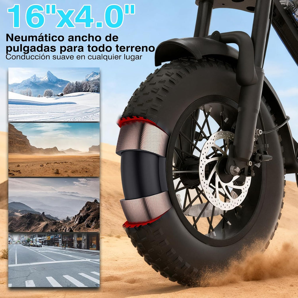 Bodywel M16 – Elektro-Fatbike 16 Zoll 48V 13Ah