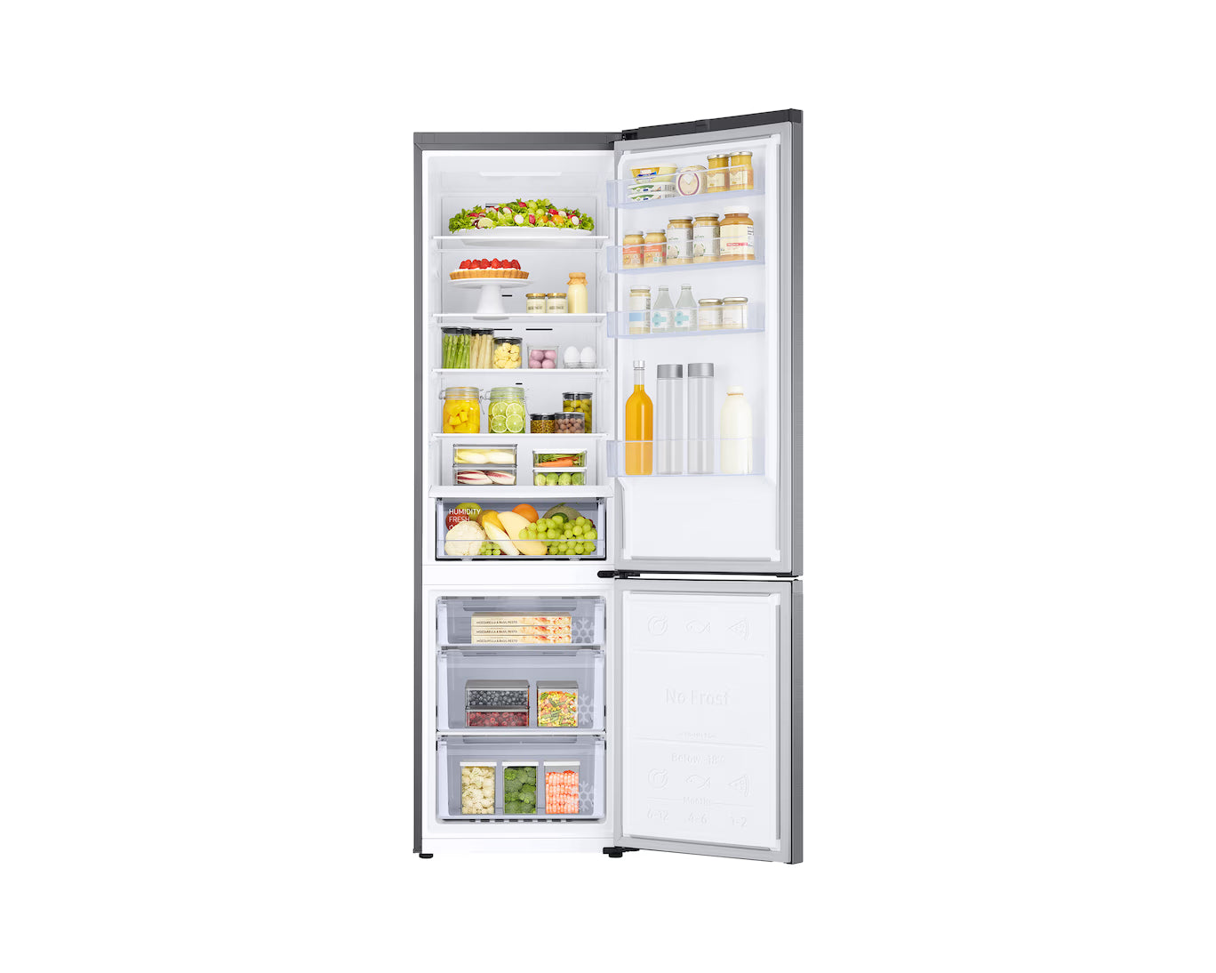Kühl-Gefrier-Kombination Samsung Bespoke Silver RB38C600CS9 – 390 Liter, Energieeffizienzklasse C