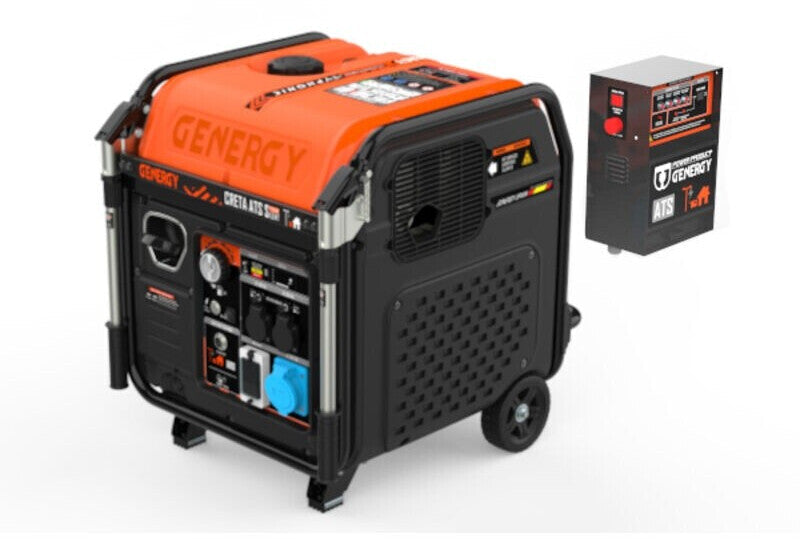 Inverter Stromerzeuger GENERGY Creta Silent 7500W ATS 230V mit Elektrostart