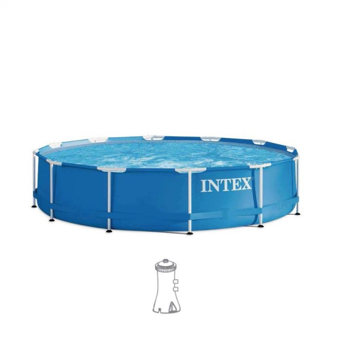 Intex Metal Frame Aufstellpool 366 x 76 cm