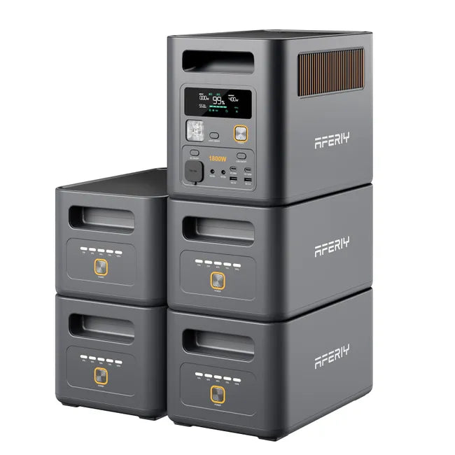 AFERIY P180 Pro Portable Powerstation + 4 Erweiterungsbatterien