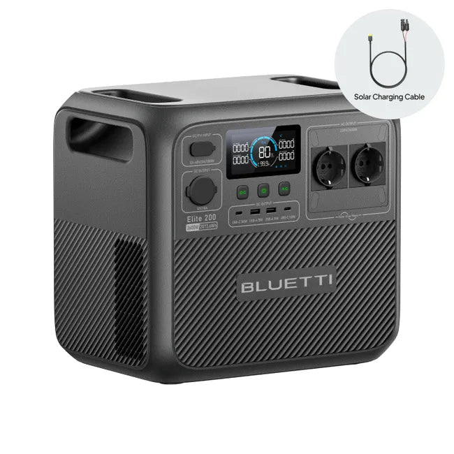 BLUETTI Elite 200 V2 Portable Power Station 2073,6 Wh – Tragbarer Solargenerator